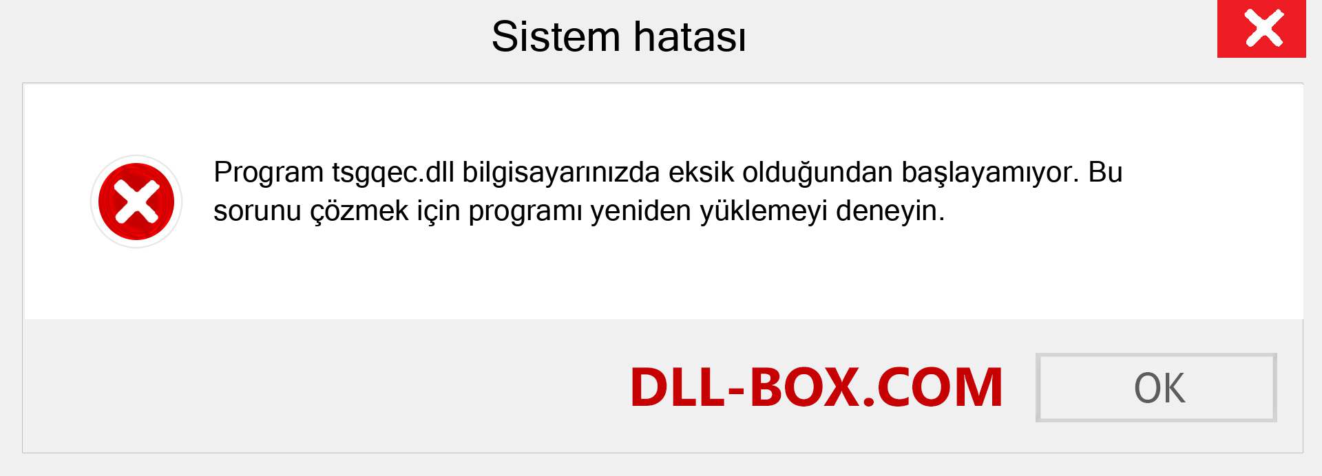 tsgqec.dll dosyası eksik mi? Windows 7, 8, 10 için İndirin - Windows'ta tsgqec dll Eksik Hatasını Düzeltin, fotoğraflar, resimler